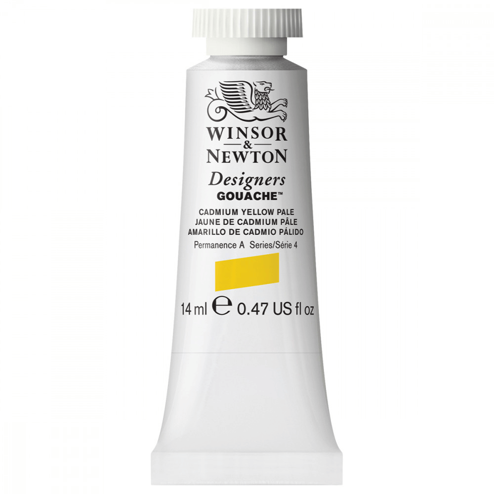 Tinta Guache Winsor & Newton Designers 14ml S4 118 Cadmium Yellow Pale